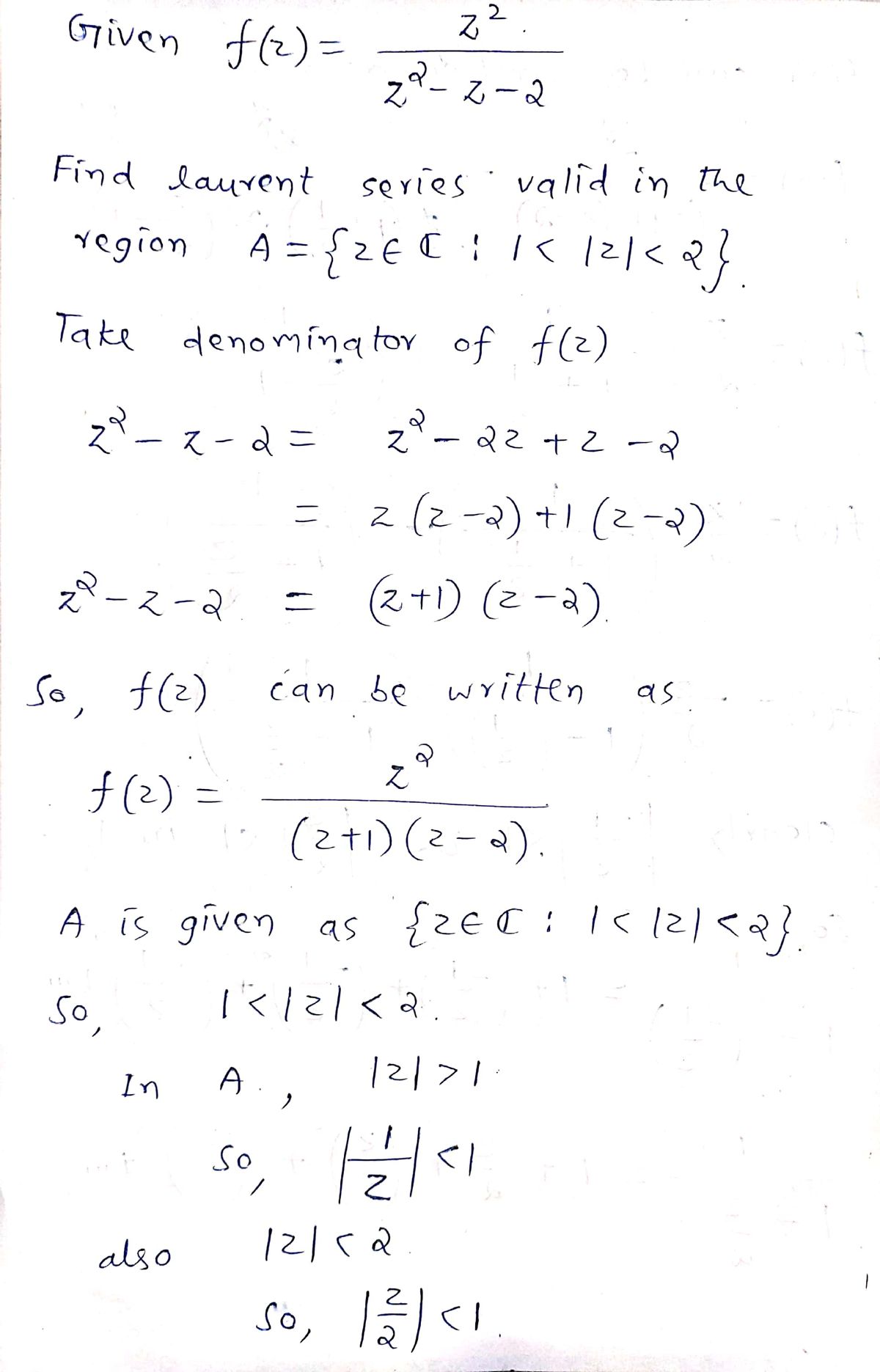 Advanced Math homework question answer, step 1, image 1